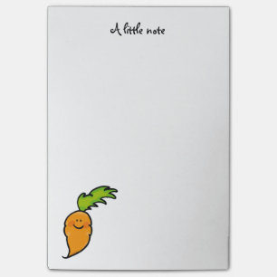 gullig veggiemorot post-it block