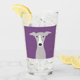 Gullig vinthund, italiensk vinthund eller Whippet Glaskopp