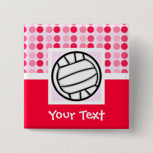 Gullig volleyboll knapp