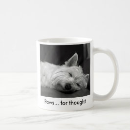 Gullig Westie hundmugg Kaffemugg