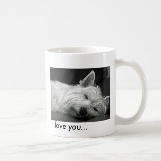 Gullig Westie (västra höglands- Terrier) hundmugg Kaffemugg