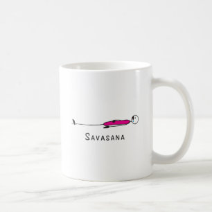 Gullig Yogastick figur Kaffemugg