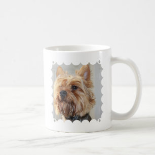 Gullig Yorkshire Terrier Kaffemugg
