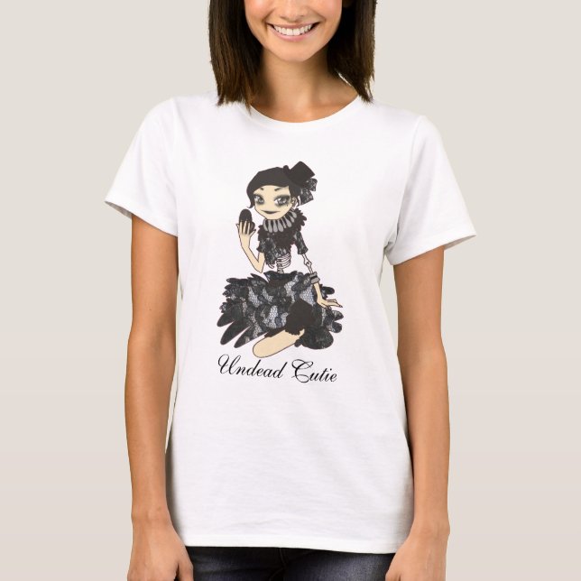 Gullig Zombiet-skjorta för odöda T Shirt (Framsida)