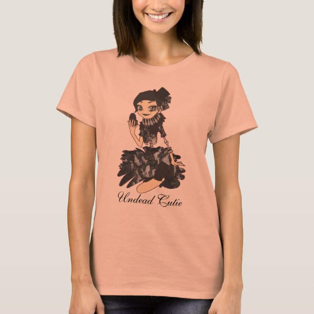 Gullig Zombiet-skjorta för odöda T Shirt (Framsida)