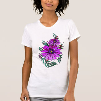 Gulliga art décoblommor 10a t shirt