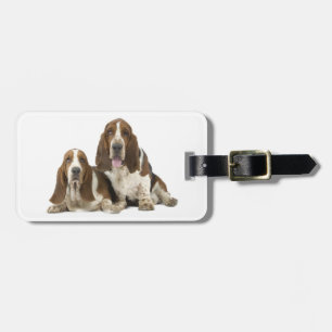 Gulliga Bassethundar Bagagebricka