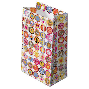 gulliga blommor, fåglar, hjärtamönster