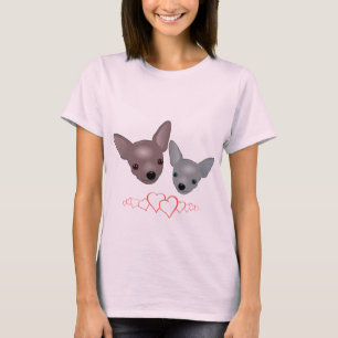 Gulliga Chihuahuaansikten T Shirt