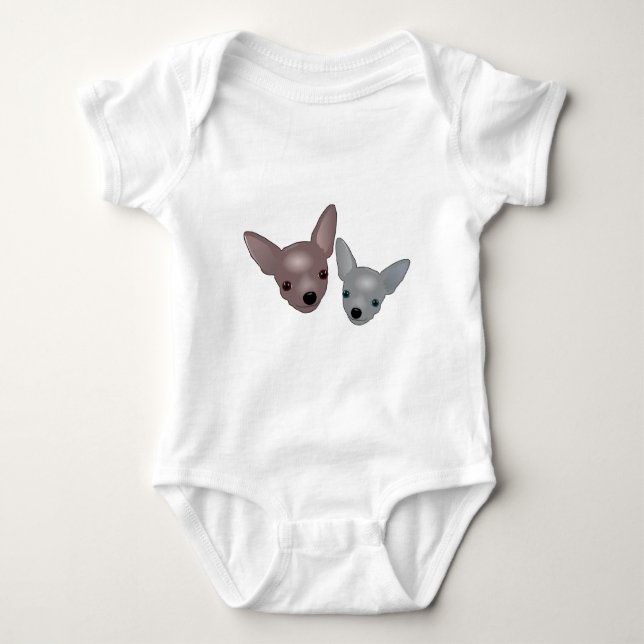 Gulliga Chihuahuaansikten Tee (Framsida)