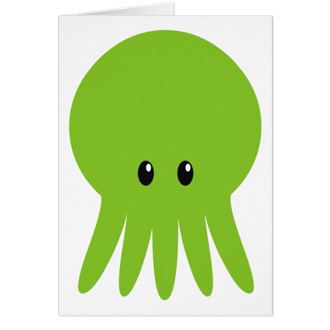 Gulliga Cthulhu Hälsningskort (Framsidan)