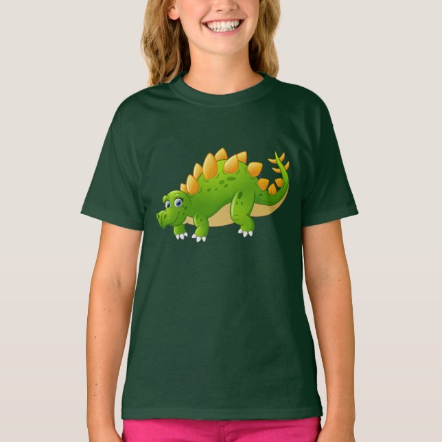 Gulliga Dinosaurskjortor & jackor T Shirt (Framsida)