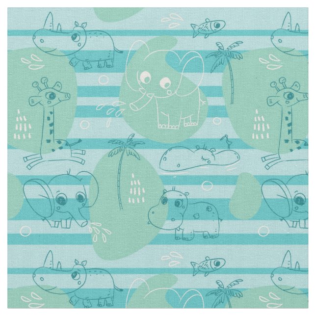 Gulliga djur som leker med vatten 1 tyg (Närbild)