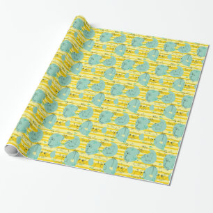 Gulliga djur som leker med vatten 2 presentpapper