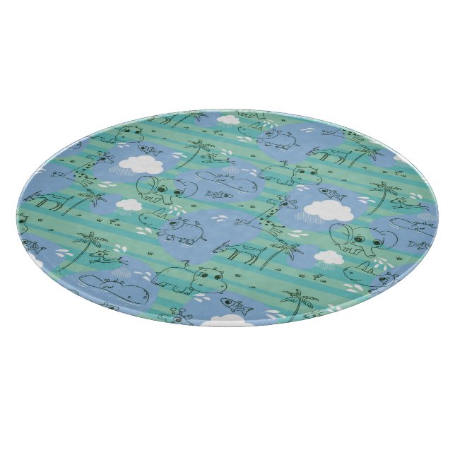 Gulliga djur som leker med vatten 3 (Hörn)