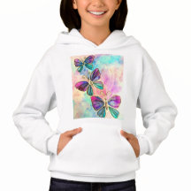 Gulliga färgrika fjärilar