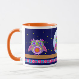 Gulliga flower powerugglor och mugg för Starry