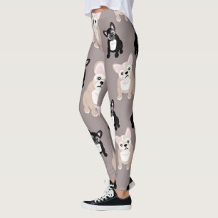 Gulliga franska bulldoggvalpar leggings
