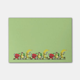 Gulliga frukter post-it block