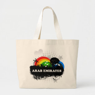Gulliga fruktiga arabiska Emirates Jumbo Tygkasse