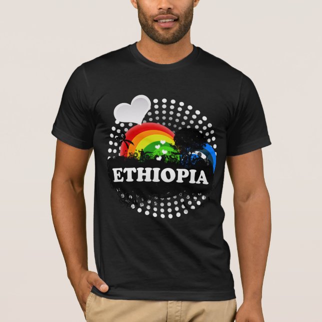 Gulliga fruktiga Etiopien T Shirt (Framsida)