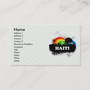 Gulliga fruktiga Haiti Visitkort