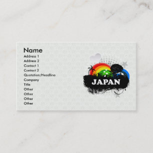 Gulliga fruktiga Japan Visitkort