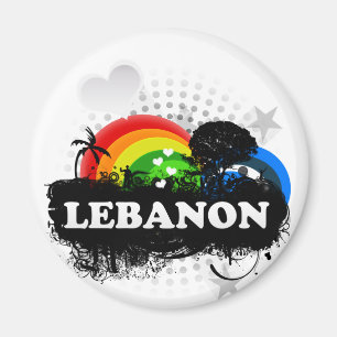 Gulliga fruktiga Libanon Magnet