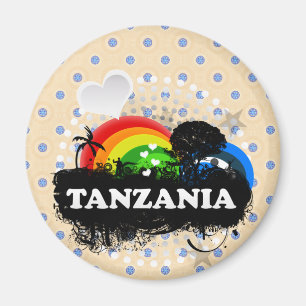 Gulliga fruktiga Tanzania Magnet