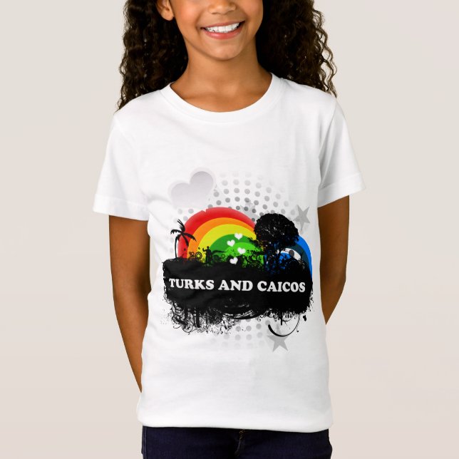 Gulliga fruktiga Turks och Caicos T-shirt (Framsida)