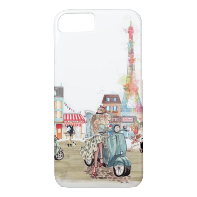 Gulliga gator av Paris collage Case-Mate iPhone Skal (Baksida)
