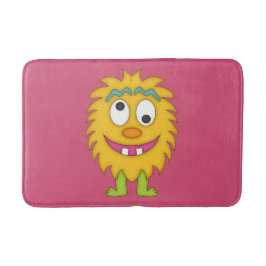 Gulliga gula Monster-Ungar Badrumsmatta