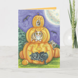 Gulliga Halloween kattkort Kort