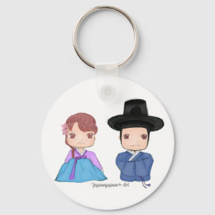 Gulliga Hanbok kopplar ihop ♥ Nyckelring