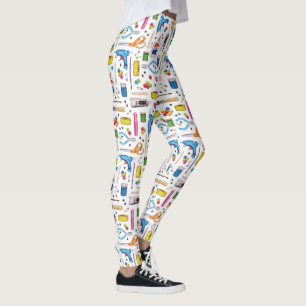 Gulliga hantverktillförsel leggings