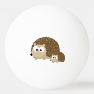 Gulliga igelkottar pingisboll