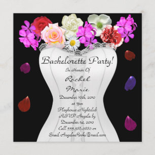GULLIGA inbjudan för Bachelorette partyformgivare