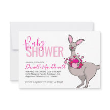 Gulliga inbjudningar för baby shower för