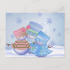 Gulliga julgåvor helg vykort