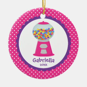 Gulliga julprydnadROSOR Gumballs Julgransprydnad Keramik