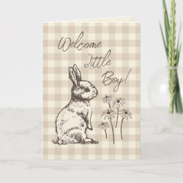 Gulliga kaninungar bonanza - ny liten pojke. kort