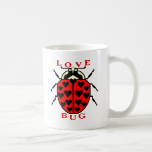 Gulliga kärlekkrypvalentin nyckelpiga kaffemugg