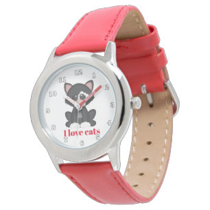 Gulliga kattälskareflickor tillfogar namn eller armbandsur