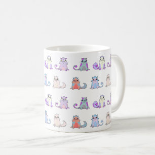 Gulliga katter är cryptokittiesmönster 1 kaffemugg