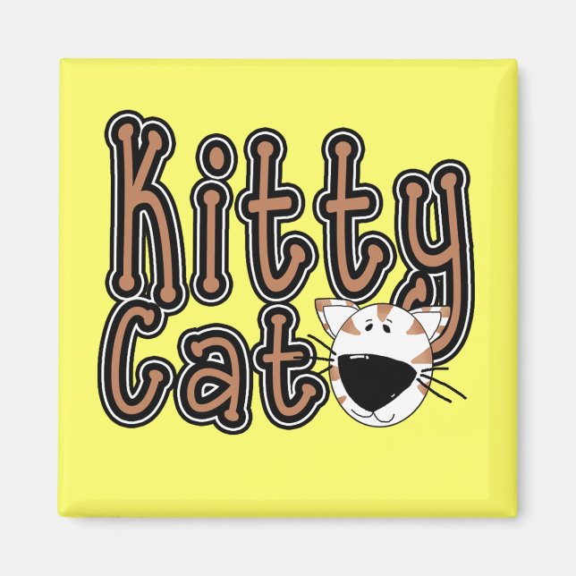 Gulliga kattungeTshirts och gåvor Magnet (Framsidan)