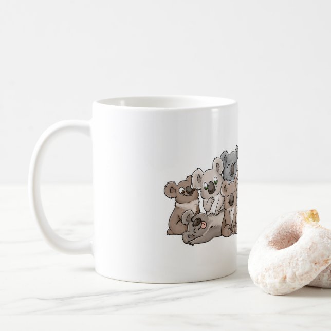 Gulliga Koalas Kaffemugg (Med munk)