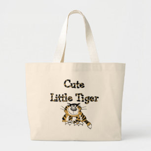 Gulliga lite tigerTshirts och gåvor Jumbo Tygkasse