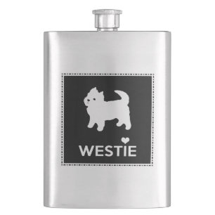 Gulliga lite Westie - västra höglands- Terrier Fickplunta