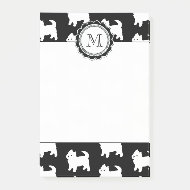 Gulliga lite Westie - västra höglands- vitTerriers Post-it Block (Framsida)