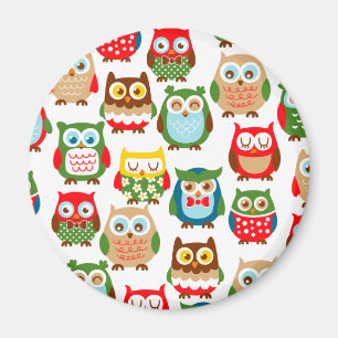 Gulliga Litte ugglor Magnet